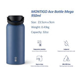 Montigo Ace Insulated Bottle with matte finish and black handle lid _corporate gift
