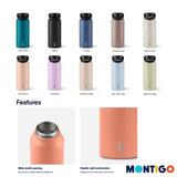 Montigo Ace Insulated Bottle with matte finish and black handle lid _corporate gift