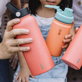 Montigo Ace Insulated Bottle with matte finish and black handle lid _corporate gift