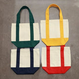 Mini Canvas Tote Bag (Trader Joe’s Style)