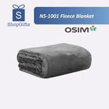 OSIM NS-1001 Fleece Blanket on a white background with ShopGifts logo.
