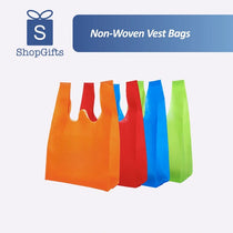 Custom Printed Non-Woven Vest Bags | Eco-Friendly Retail_ Promo Gifts_customised corporate gifts singapore