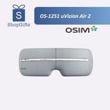 OSIM uVizion Air 2 sleep mask with ShopGifts and OSIM branding on a white background