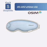 OSIM uVizion Lite eye mask with ShopGifts and Osim branding on a white background