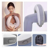 ShopGifts_Travel-friendly heated massage pillow for neck and shoulder relaxation