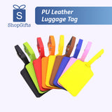 PU Leather Luggage Tag