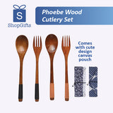 Phoebe Wood Cutlery Set