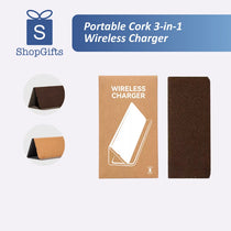 Portable Cork 3-in-1 Wireless Charger