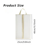 White Breathable Mesh Travel Shoe Organizers with sneakers inside_customised corporate gifts singapore
