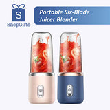 Portable Six-Blade Juicer Blender