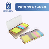 Post It Pad & Ruler Set