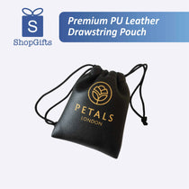 Premium PU Leather Drawstring Pouch