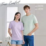 Vibrant PrimeTech Microfiber Round Neck Tee in orange with quick-dry mini eyelet texture for corporate branding_Corporate Apparels