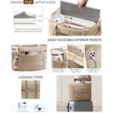 Quilted Multi-Compartment Tote Bag | Travel Handbag_Gym Bag_personalised corporate gifts