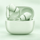 REDMI Buds 8 ANC Wireless Earbuds (To be confirmed) in green with an open charging case.