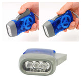 Rechargeable Hand Press Torch Light
