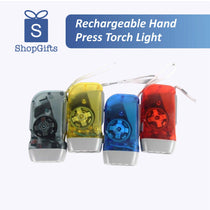 Rechargeable Hand Press Torch Light