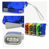 Rechargeable Hand Press Torch Light