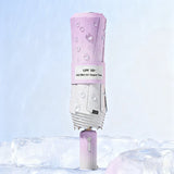 Rechargeable Mini Fan Umbrella has very good water absorption.