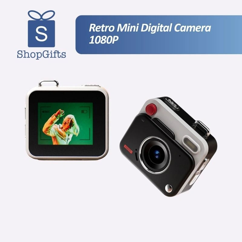 Retro Mini CCD Camera | 1080P HD Vintage Photo & Video _ Corporate Gifts Singapore