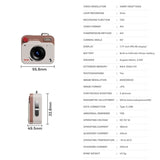 Retro Mini CCD Camera | 1080P HD Vintage Photo & Video _ Corporate Gifts Singapore