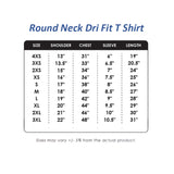 Round Neck Dri Fit T Shirt