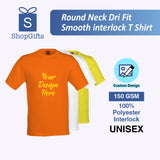 Round Neck Dri Fit Smooth interlock T Shirt