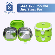 SGCE-15 2 Tier Pasa Steel Lunch Box