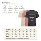 Folded Premium Siro Combed Cotton Unisex Tee in multiple colors showing high-quality fabric texture_Corporate Shirts