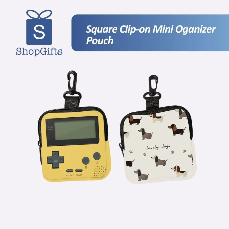Square Clip-on Mini Oganizer Pouch