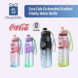 Coca-Cola Co-branded Gradient Vitality Water Bottle with stylish ombré color fade