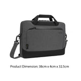 Slim and eco-friendly laptop slipcase with padded protection.