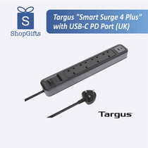 Targus "Smart Surge 4 Plus" with USB-C PD Port (UK)