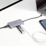 Sleek Targus hub designed for remote work, travel, and office setups.