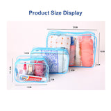 Transparent Toiletries Zipper Pouch