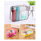 Transparent Toiletries Zipper Pouch