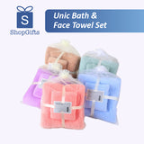 Unic Bath & Face Towel Set