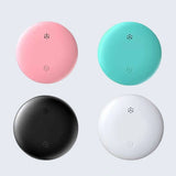 WaterproofGPSTrackerforDualIOS_AndroidSystems in pastel pink, teal, white, and black with matching lanyards_ gift shop