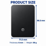Xiaomi 5000mAh Magnetic Power Bank  in black for everyday charging.