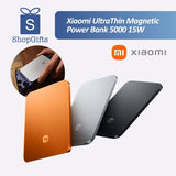 Xiaomi 5000mAh Magnetic Power Bank  in black for everyday charging.