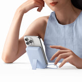 Xiaomi 10000mAh Magnetic Power Bank with Foldable Stand in Pastel Blue and Lavender_Premium Corporate Gifts