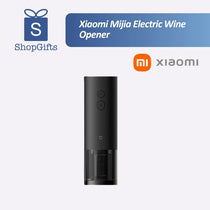 Matte black Xiaomi Mijia Electric Wine Opener with transparent base for effortless bottle opening_premium corporate gift idea