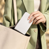 Xiaomi Portable Photo Printer Pro (KDRSHDY03HT) in white beside printed snapshots.