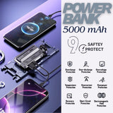 Portable5000mAhPowerBankwithType-CCable_ Gift shop