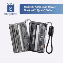 Portable5000mAhPowerBankwithType-CCable_ Gift shop