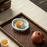 Snack dish with a mooncake