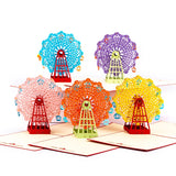 3D Ferris wheel of dofferent color