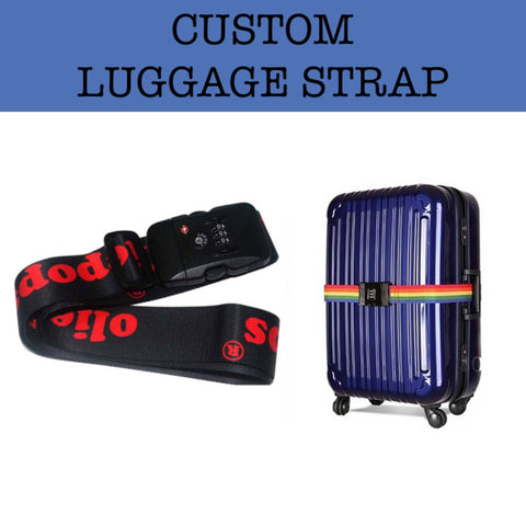 custom luggage strap corporate gift door gift