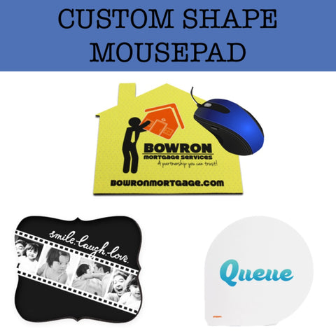 custom shape mousepad door gift corporate gift