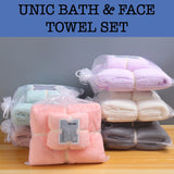 unic bath & face towel gift set esprit towel gift set corporate gifts door gift